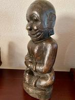 Indonesisch houten beeld man Java Bali Indonesië, Antiek en Kunst, Ophalen of Verzenden