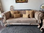 Bank (chesterfield), Driepersoons, 75 tot 100 cm, Ophalen of Verzenden, Zo goed als nieuw