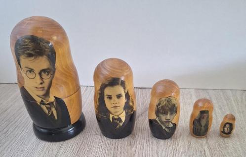 Harry Potter Matroeska 5 poppen afbeeldingen uit de films, Verzamelen, Harry Potter, Zo goed als nieuw, Beeldje of Buste, Ophalen of Verzenden