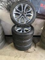 Mercedes velgen C-klasse + Dunlop winterbanden 225/50/17, Gebruikt, Velg(en), 17 inch, Personenwagen