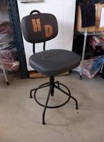 ikea kullaberg unieke custom bekleed harley davidson stoel, Ophalen, Zo goed als nieuw, Grijs, Bureaustoel