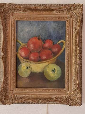Stilleven met Appels in Schaal beschikbaar voor biedingen