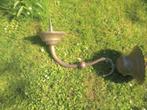 kandelaar wand, oud, ongepoetst messing, Ophalen, Koper of Brons