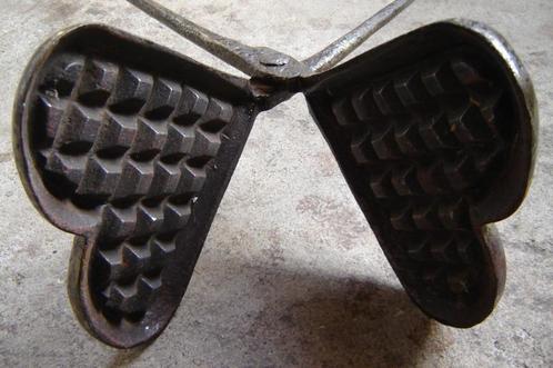 Wafelijzer 22 hartje, Witgoed en Apparatuur, Wafelijzers, Gebruikt, Uitneembare platen, Vaatmachinebestendige platen, Ophalen