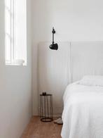 Zwart metalen bijzettafel K’ Willem in huis, 45 tot 60 cm, Minder dan 55 cm, Gebruikt, Metaal of Aluminium