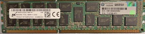 Micron 8GB RAM PC3L-12800R – Servergeheugen (DDR3-1600), Computers en Software, RAM geheugen, Gebruikt, Server, 8 GB, DDR3, Ophalen