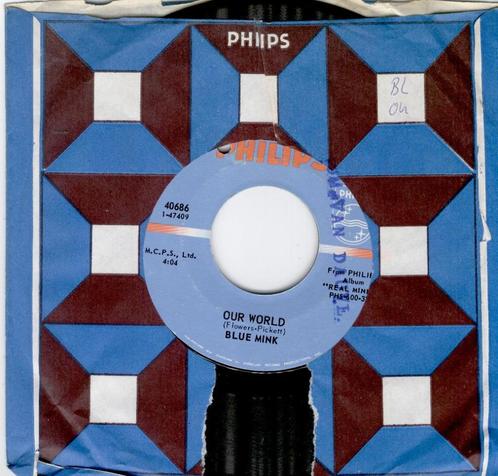 Blue mink - our world, Cd's en Dvd's, Vinyl Singles, Gebruikt, Single, Pop, 7 inch, Ophalen of Verzenden