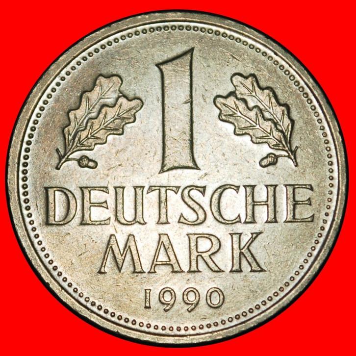 Ⰶ NOT COMMUNIST (1950-2001): GERMANY 1 MARK 1990A PRUSSIA!, Postzegels en Munten, Munten | Europa | Niet-Euromunten, Losse munt