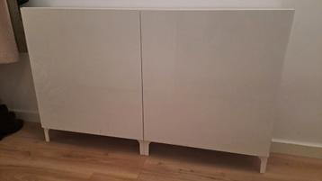 Wandkastje wit hoogglans 120cm