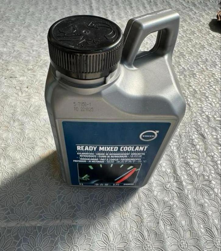 Koelvloeistof Volvo Origineel 1L ongeopend flacon, Auto diversen, Onderhoudsmiddelen, Ophalen of Verzenden