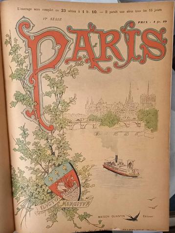 Paris [c. 1880-1900] Auguste Vitu - Parijs Fin-de-Siècle beschikbaar voor biedingen