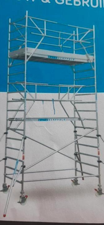 Te huur compacte aluminium rolsteiger werkhoogte 7 meter  beschikbaar voor biedingen