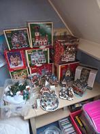 Izgs Lemax groot Kerstdorp + Figuurtjes,Boompjes enz, Ophalen, Zo goed als nieuw