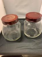 Vintage snoep potten glas bakeliet, Ophalen of Verzenden, Glas, Pot, Bus of Blik