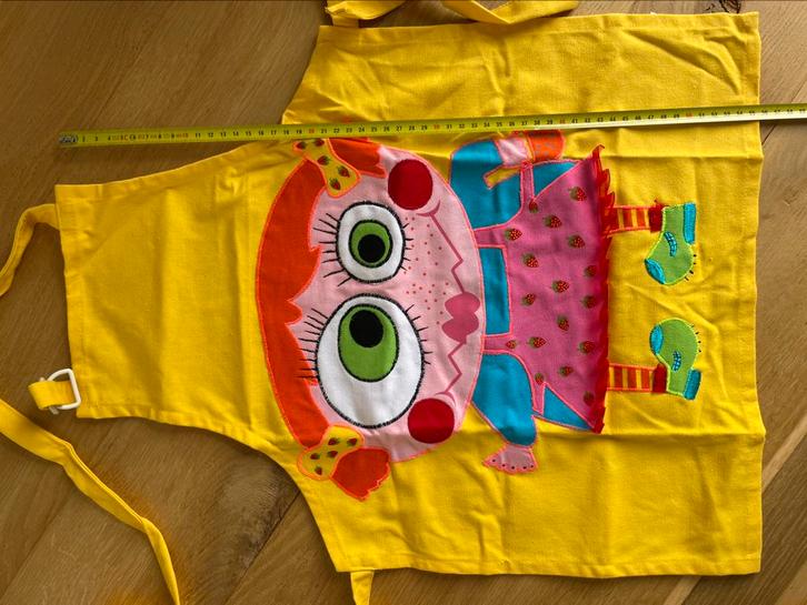 Geweldig keukenshort - NIEUW!, Huis en Inrichting, Keuken | Textiel, Nieuw, Schort, Geel, Ophalen of Verzenden