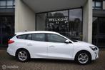 Ford Focus Wagon 1.0 EcoBoost Hybrid Trekhaak AGR Navi|LED, Stof, Wit, Origineel Nederlands, Onderhoudsboekje