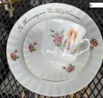 Heilige communie bordje en kop en schotel, Antiek en Kunst, Antiek | Servies los, Ophalen of Verzenden