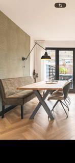 Retro Eettafellamp, Huis en Inrichting, Lampen | Vloerlampen, Ophalen of Verzenden, Gebruikt, Metaal, Minder dan 100 cm