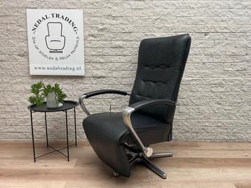 Leren design Prominent relax fauteuil handmatig verstelbaar beschikbaar voor biedingen