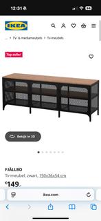 IKEA Fjallbo tv meubel industrieel !Moet weg!, Ophalen, Zo goed als nieuw, Industrieel, Minder dan 100 cm