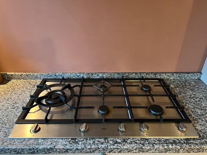 ATAG gaskookplaat HG9711BA1E/A2 - 5 pits - 90 cm, Witgoed en Apparatuur, Kookplaten, Gebruikt, Inbouw, Gas, 5 kookzones of meer