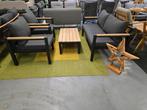 Mondial Living Loungeset Aluminium/Teak, Ophalen of Verzenden