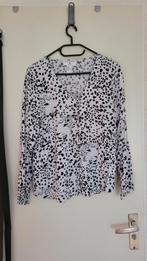 Blouse panter wit zwart 38, Kleding | Dames, Maat 38/40 (M), Wit, Ophalen of Verzenden, Zo goed als nieuw
