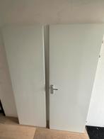 2x opdek deur wit 201,5 cm hoog (1x 63 cm breed, 1x 73 cm), Minder dan 80 cm, Binnendeur, Ophalen of Verzenden, Zo goed als nieuw