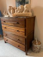 Houten dressoir met natuurstenen blad, Antiek en Kunst, Antiek | Meubels | Kasten, Ophalen