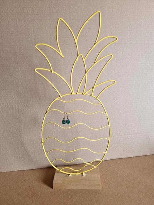 Sieraden display ananas, Huis en Inrichting, Woonaccessoires | Wanddecoraties, Gebruikt, Ophalen of Verzenden