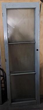 2 Grijze Deuren voor een grote viterinekast 780 x 2380 mm, Ophalen, 200 cm of meer, 50 tot 100 cm, Zo goed als nieuw