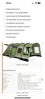 Outwell Wolflake 5 als nieuw, Caravans en Kamperen, Tenten, Ophalen, Zo goed als nieuw