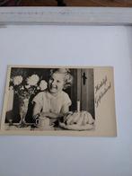 HARTELIJK GEFELICITEERD. MEISJE BIJ TULBAND MET KAARS, Ophalen of Verzenden, Voor 1920, Kinderen