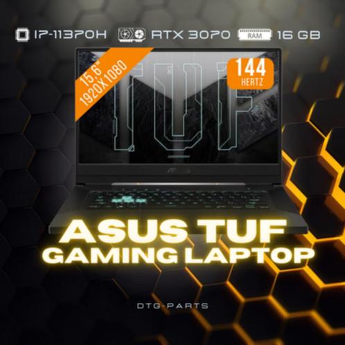 ASUS TUF Dash F15 (RTX 3070 & i7-11370H), Computers en Software, Chromebooks, Zo goed als nieuw, 15 inch, 16 GB, 256 GB of meer