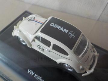 VW Volkswagen Kever Herbie 1:87 OSRAM reclame mint