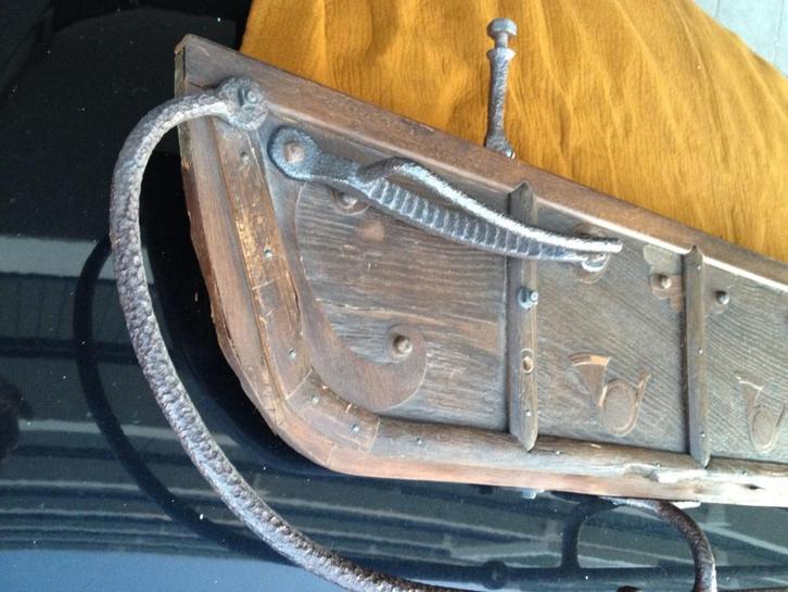 antiek onderdeel van een oude postwagen of postkoets, Antiek en Kunst, Curiosa en Brocante, Ophalen of Verzenden