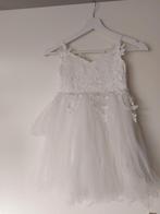 Prachtige witte bruidsmeisjes jurk maat 122, Meisje, Ophalen of Verzenden, Zo goed als nieuw