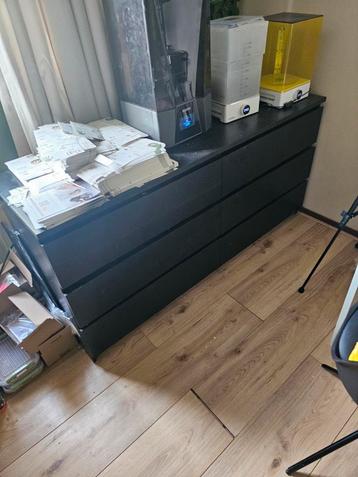 Zwarte Ikea Malm kast morgen ophalen