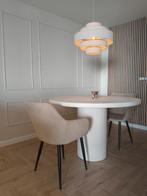 Beton cire / Japandi Eettafel, Huis en Inrichting, Tafels | Eettafels, Ophalen, Overige materialen, Rond, Zo goed als nieuw