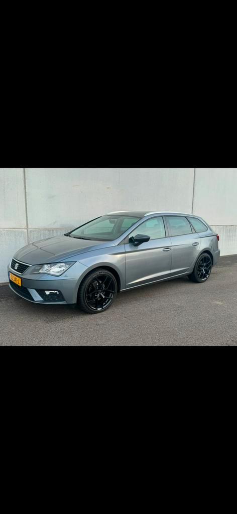 Seat Leon 1.6 TDI DSG, Auto's, Seat, Particulier, Leon, Diesel, E, Stationwagon, Automaat, Geïmporteerd, Zilver of Grijs, Voorwielaandrijving