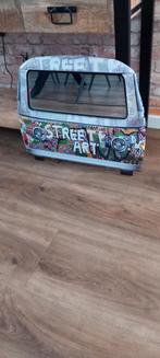 60cm Bus Model met Spiegel en Graffiti Art🌹SALE VERKOOP🌹, 1446dt, Nieuw, Ophalen of Verzenden, Bram