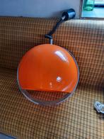 Vintage Oranje Plafondlamp, Ophalen, Gebruikt, Retro, Minder dan 50 cm