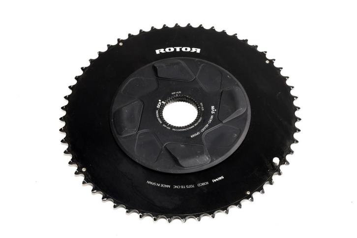ROTOR 110x4 Aero tt kettingbladen set 56-44 DEMO, Fietsen en Brommers, Fietsonderdelen, Zo goed als nieuw, Racefiets, Crankstel of Pedalen