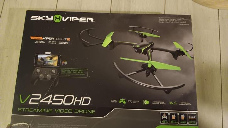 drone sky viper 2450 camera. 10€!, Audio, Tv en Foto, Drones, Gebruikt, Ophalen