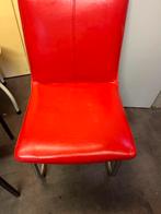 Eetkamerstoel 2 stuks, Huis en Inrichting, Ophalen, Gebruikt, Twee, Leer