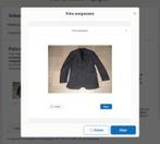 Cumlaude Cum Laude colbert jasje maat 98, gestreept 48-50, Maat 48/50 (M), Zo goed als nieuw, Grijs, Cumlaude