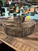 Ronde Rattan Hanglamp Bruin - Boho Stijl, Ophalen of Verzenden, Nieuw, Boho, Japandi, Deens, Minder dan 50 cm