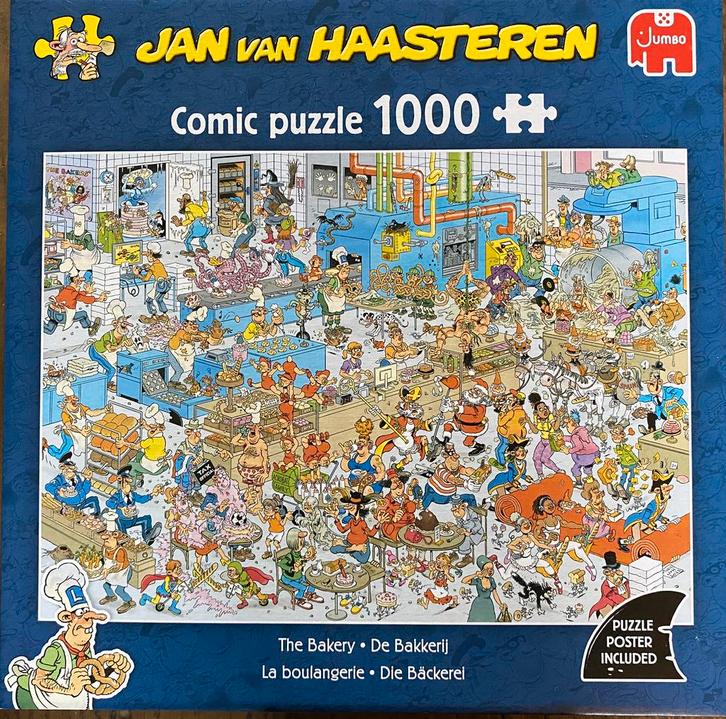 Jan van Haasteren puzzels, Hobby en Vrije tijd, Denksport en Puzzels, Zo goed als nieuw, 500 t/m 1500 stukjes, Ophalen