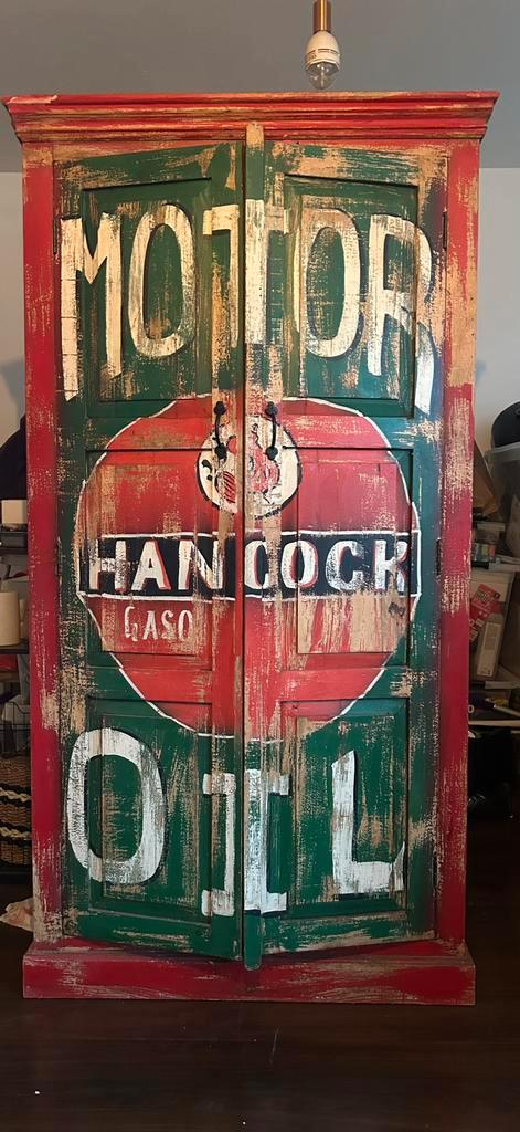 Prachtige houten Vintage Kast te koop!!!, Huis en Inrichting, Kasten | Wandmeubels, Minder dan 100 cm, Minder dan 150 cm, 25 tot 50 cm