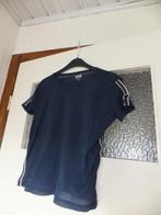 Stoere net top in donkerblauw van G-Mail, licht transparant., Gedragen, Blauw, G-Mail, Maat 36 (S)